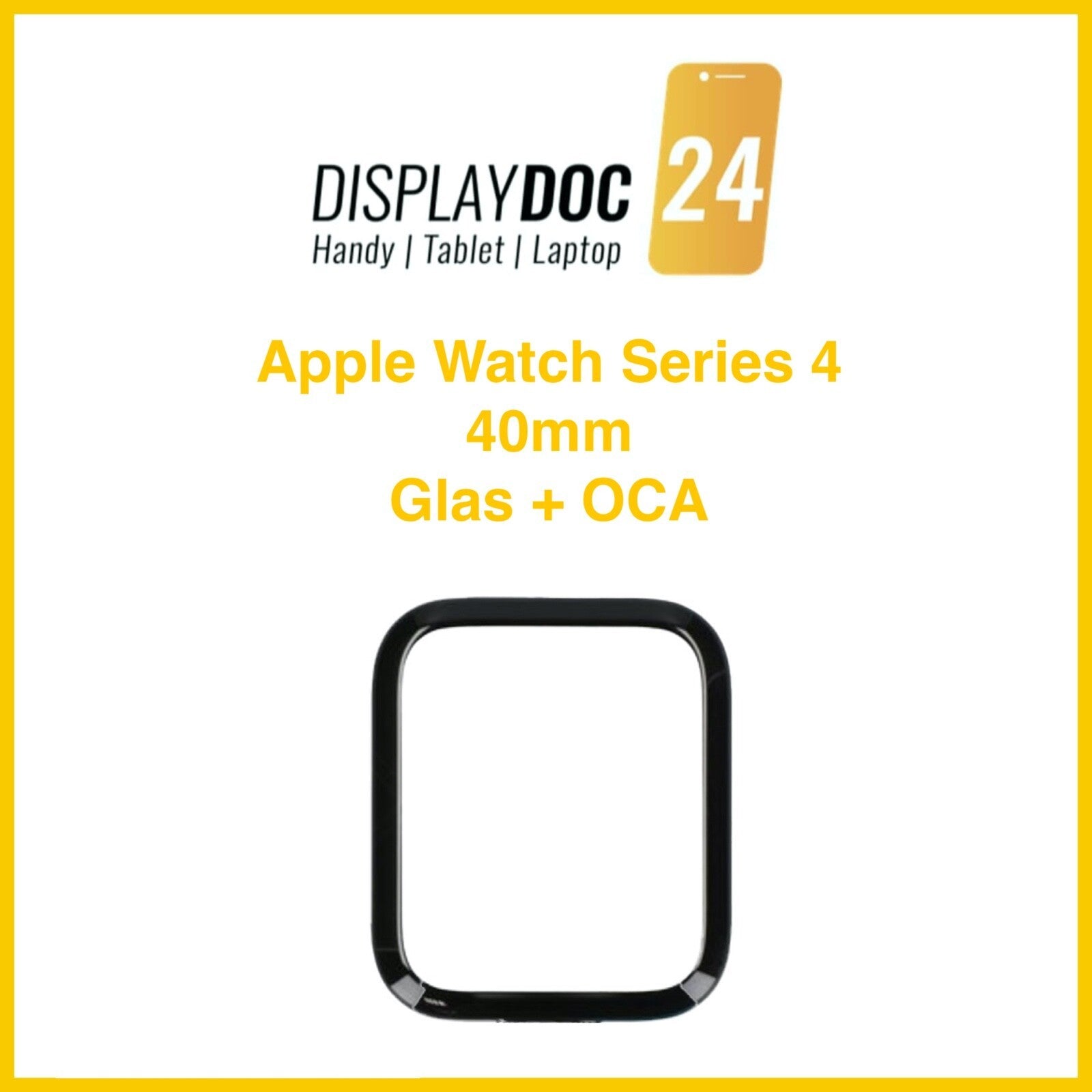 Displayglas Frontglas Glas OCA Apple Watch Series 4/5/6/SE 2. Gen Reparatur 40mm