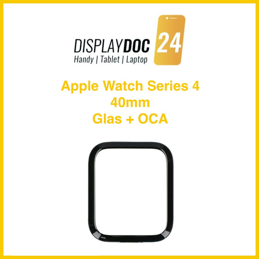 Displayglas Frontglas Glas OCA Apple Watch Series 4/5/6/SE 2. Gen Reparatur 40mm