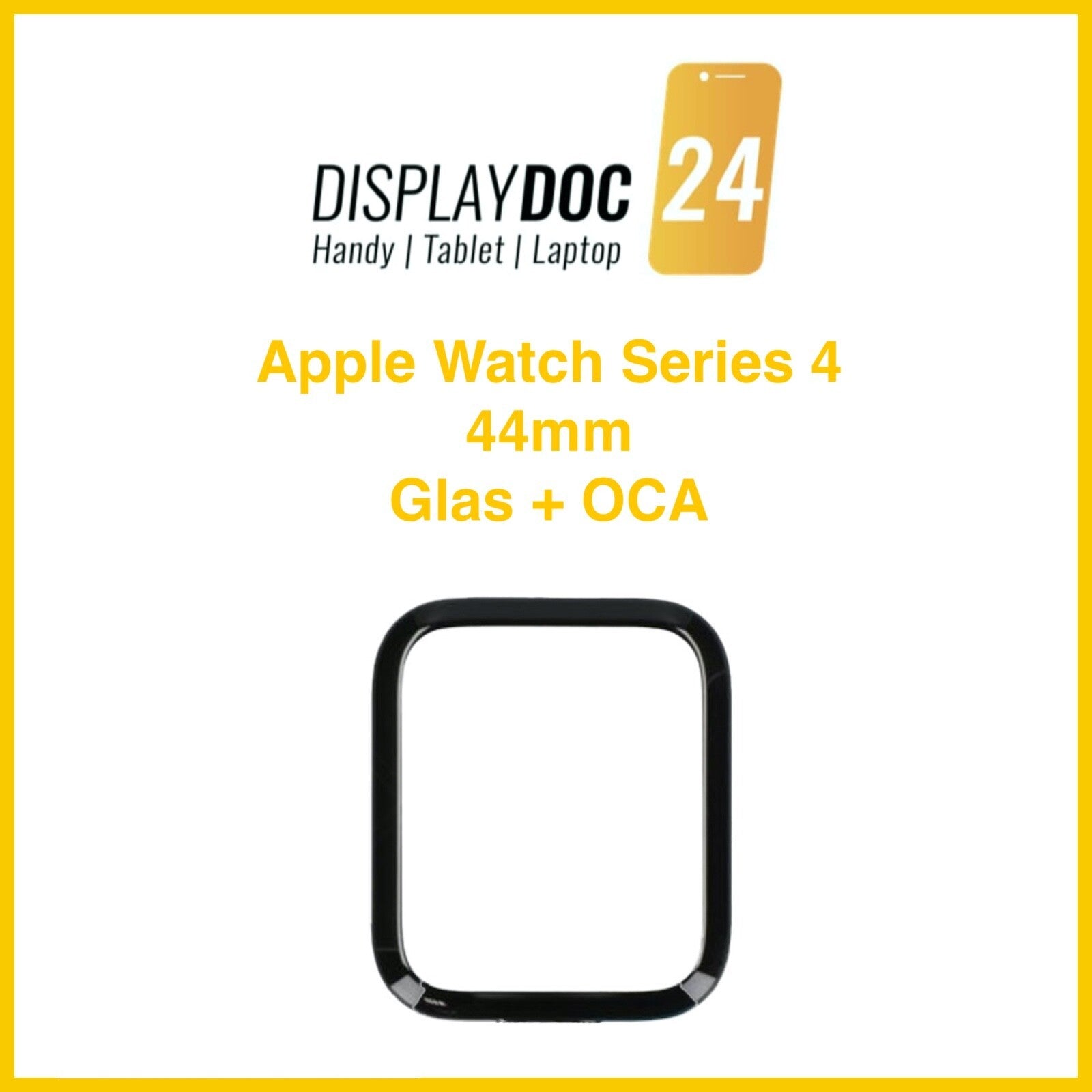 Displayglas Frontglas Glas OCA Apple Watch Series 4/5/6/SE 2. Gen Reparatur 44mm