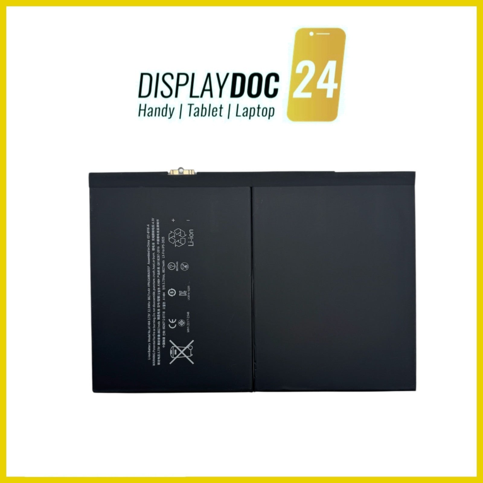 Ersatzakku für originales Apple iPad 5/6/7/8/9/Air 1 NEU Li-Ion Batterie 8827mAh