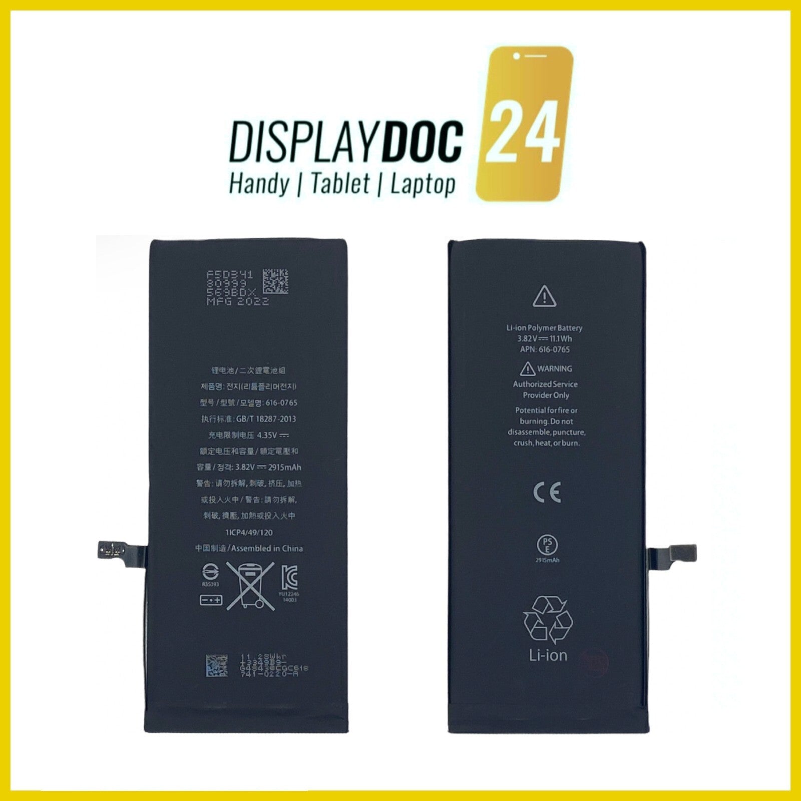 Ersatz Akku für Original Apple iPhone 6 Plus NEU Li-Ion Batterie 2915mAh