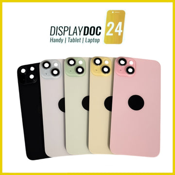 Backcover Glas Rückseite für Original Apple iPhone 15 Plus alle Farben Premount