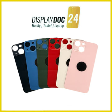 Backcover Glas Rückseite für Original Apple iPhone 13 alle Farben Big Hole