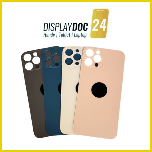Backcover Rückseite für Original Apple iPhone 12 Pro Max alle Farben Big Hole