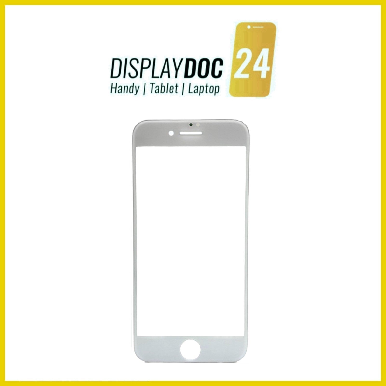 Ersatz Displayglas für Original Apple iPhone 7 Plus weiß Frontglas OCA