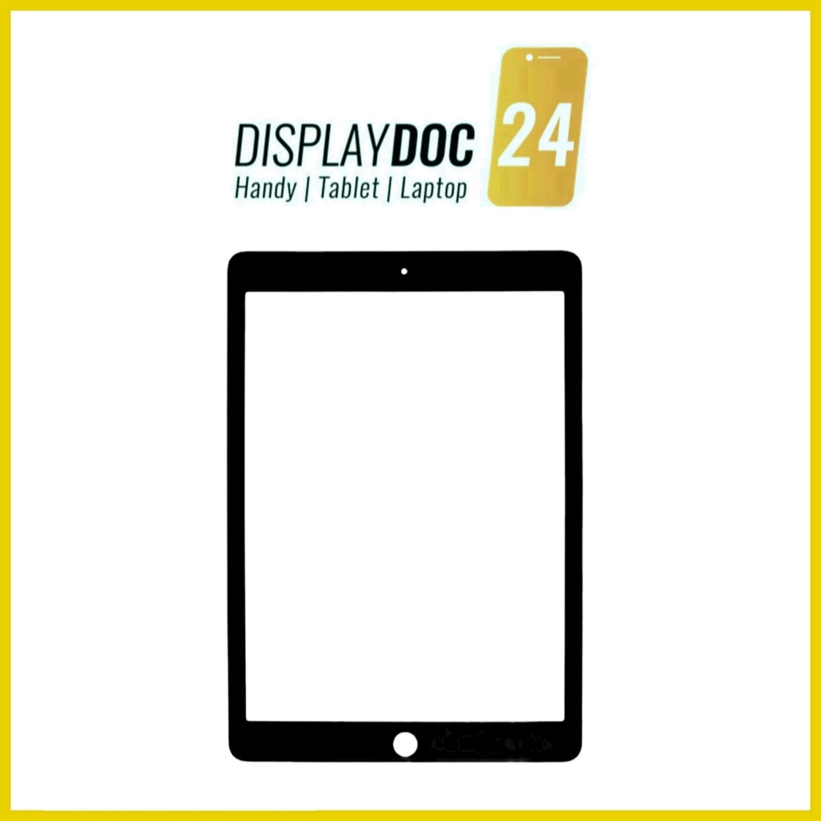 Ersatz Displayglas für Original Apple iPad Air 2 schwarz Frontglas OCA