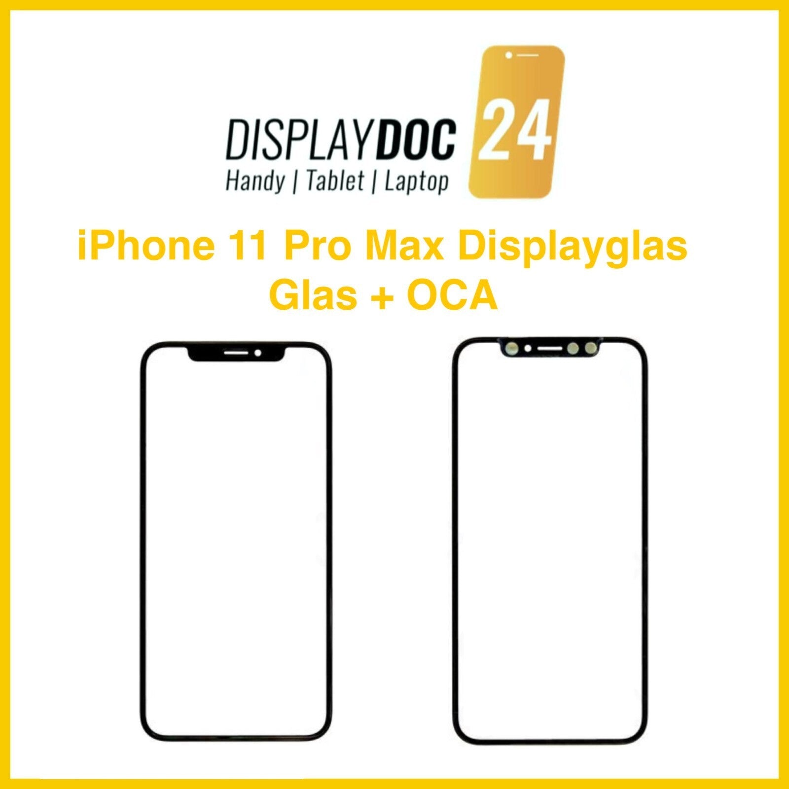 iPhone 11 Pro Max Displayglas Glas + OCA - Neu & Original - Reparatur