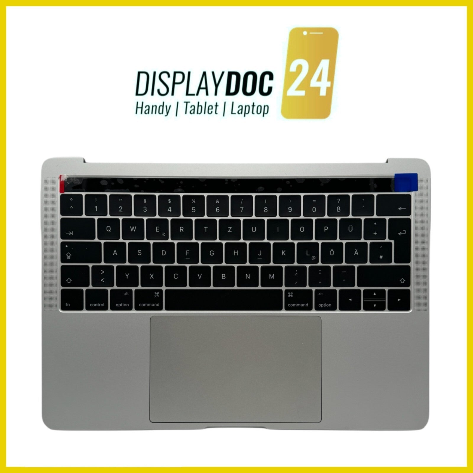 Ersatz Macbook Pro A1706 Topcase Keyboard Silber Einfach zu bedienen Neu