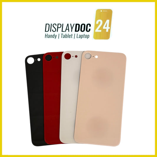 Backcover Glas Rückseite für Original Apple iPhone 8 alle Farben Big Hole